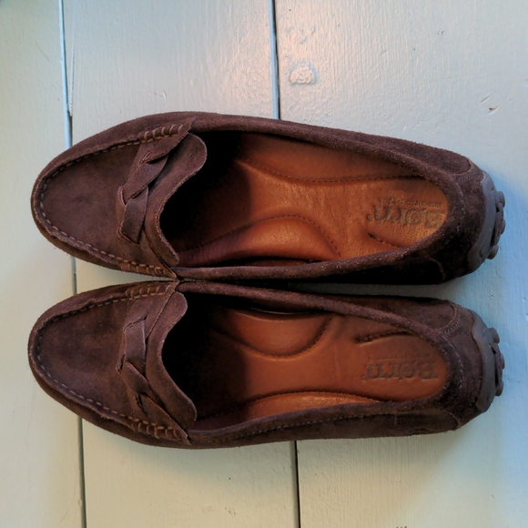 EUC Born Braided Leather Loafer Flats - Picture 3 of 12